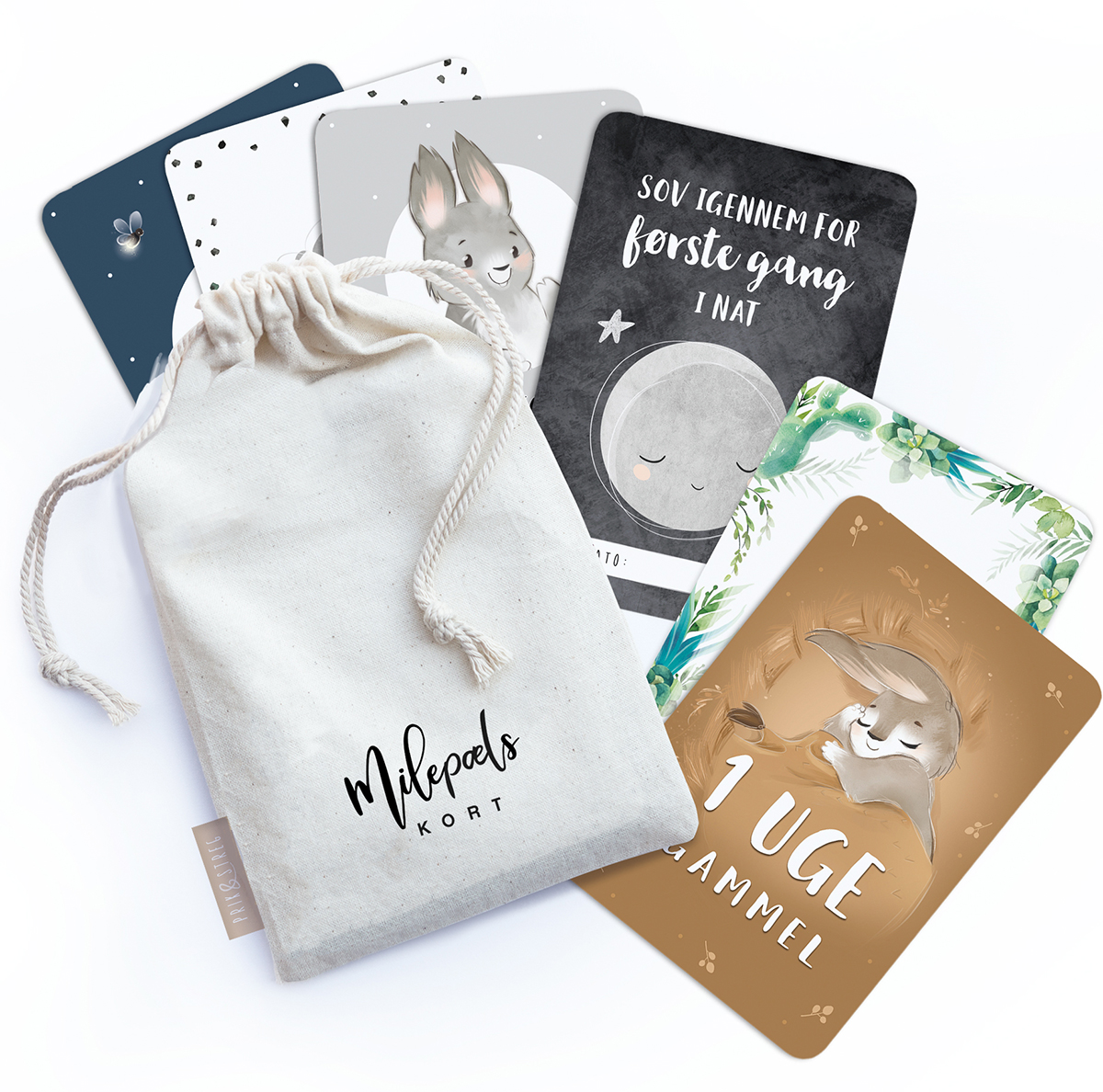 Milepælskort til Baby - Milestenskort fra PRIK og STREG - forevig babys første år med disse søde baby fotokort Milepælskort til Baby - Milestenskort fra PRIK og STREG - forevig babys første år med disse søde baby fotokort