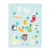 Cafe Børneplakat i Mint til legekøkkenet fra PRIK & STREG