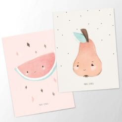 Pære & Vandmelon - plakater fra PRIK & STREG