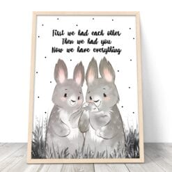Now We Have Everything Børneplakat i nordisk design stil