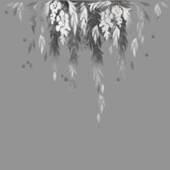 wallsticker hanging leaves på børneværelset