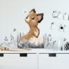 wallsticker ræv på børneværelset