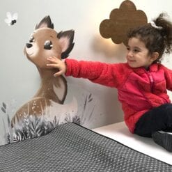 wallsticker ræv på børneværelset