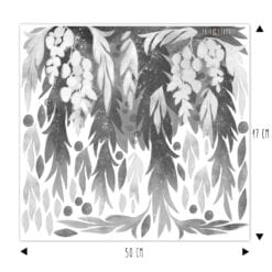 wallsticker hanging leaves til børneværelset