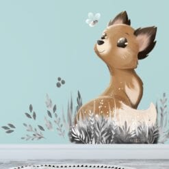 wallsticker ræv på børneværelset