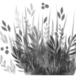 wallsticker grass - flerfarvet væg klistermærke til børneværelset