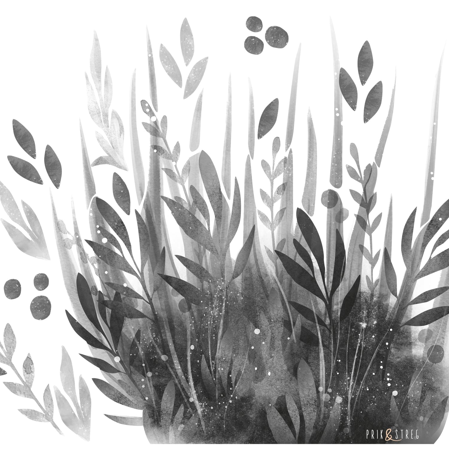 wallsticker grass - flerfarvet væg klistermærke til børneværelset wallsticker grass - flerfarvet væg klistermærke til børneværelset