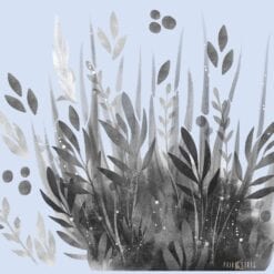 wallsticker grass - flerfarvet væg klistermærke til drengeværelset