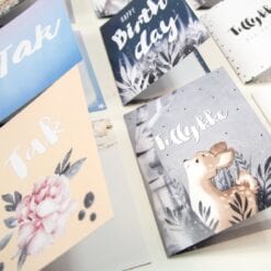Kunstkort Woodland - de flotteste anledningskort hos PRIK og STREG