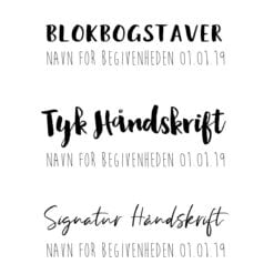 fingertryksplakat træ plakat til gæsters fingeraftryk