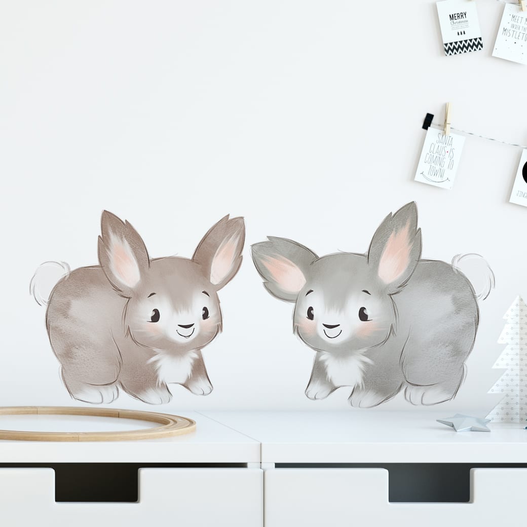 wallstickers kaniner wallstickers kaniner