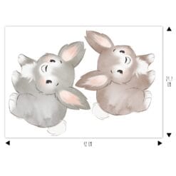 wallstickers kaniner