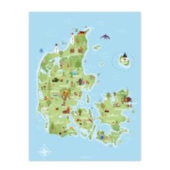 danmarkskort til børn