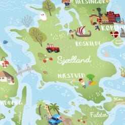 danmarkskort til børn