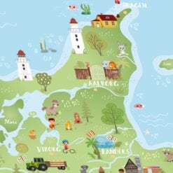 danmarkskort til børn