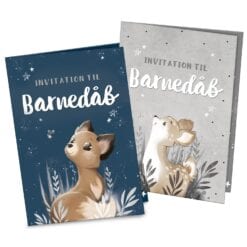 Barnedåbsinvitation og Navngivningsinvitation fra PRIK & STREG black friday tilbud