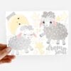wallstickers 'tælle får' fra PRIK & STREG