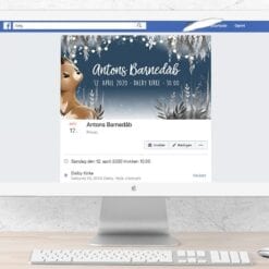 Banner invitation digitalt til facebook begivenhed og mail