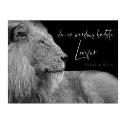 Løvefar - Fars dag plakat