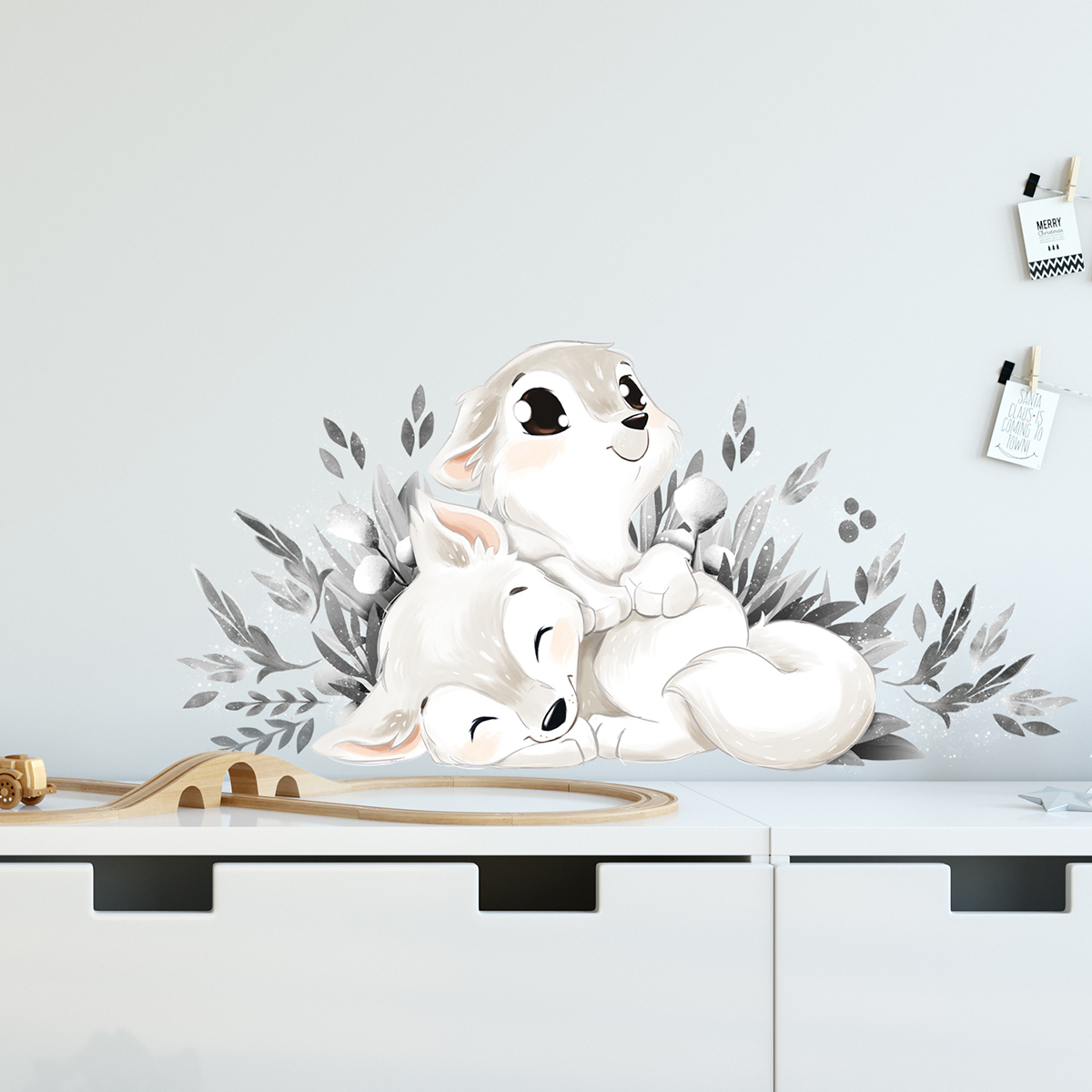 wallsticker ulveunger fra PRIK & STREG wallsticker ulveunger fra PRIK & STREG