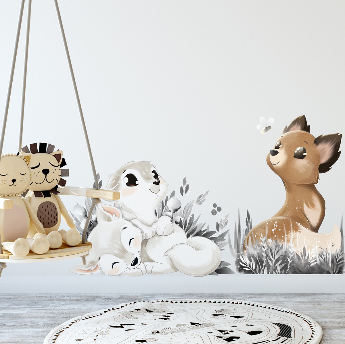 wallsticker ulveunger fra PRIK & STREG wallsticker ulveunger fra PRIK & STREG